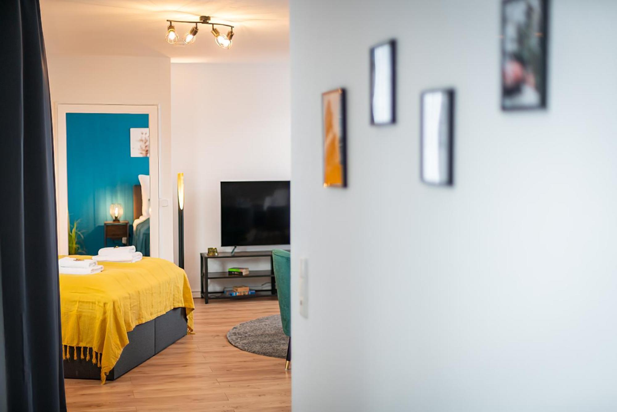 Free Living - City Design Apartments, Zentrum, Outlet, Balkon, Kueche Wolfsburgo Exterior foto