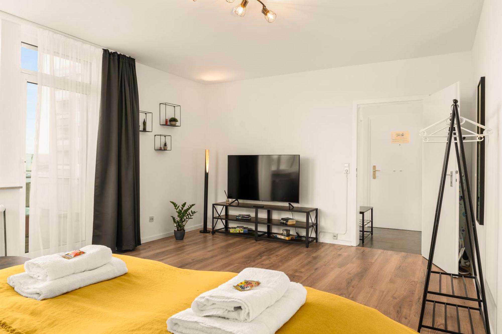 Free Living - City Design Apartments, Zentrum, Outlet, Balkon, Kueche Wolfsburgo Exterior foto